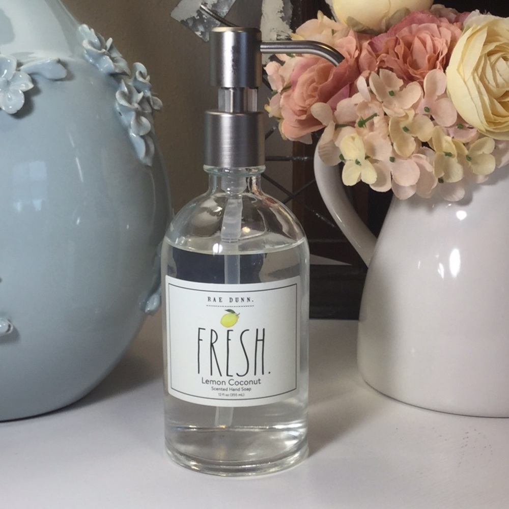 SOLD❗️Rae Dunn FRESH Lemon Coconut Hand Soap